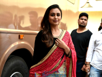 Rani Mukerji snapped at Hitchki promotions on the sets of Dance India Dance