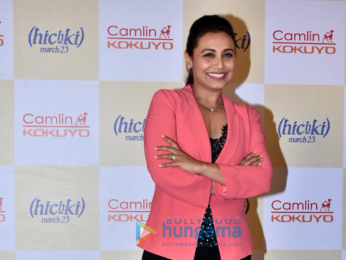 Rani Mukerji snapped promoting her film Hichki