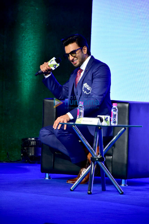 ranveer singh attends press conference of premier league 2018 2