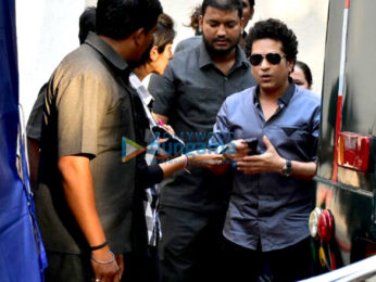 Sachin Tendulkar snapped in Bandra