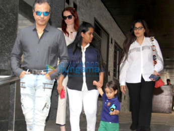 Salim Khan and family spotted at Hakassan