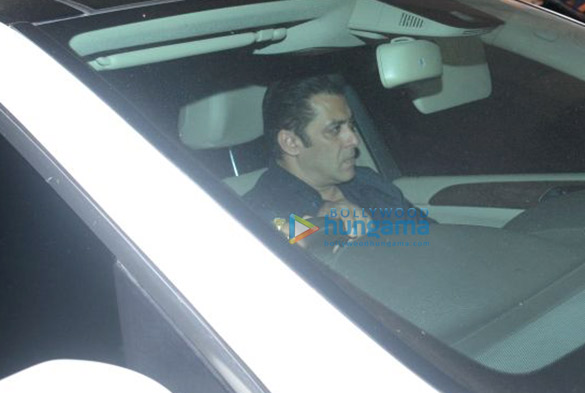 Salman Khan and Ramesh S Taurani snapped at Sridevi's residence