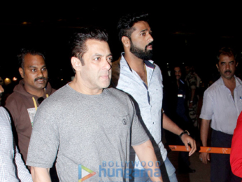 Salman Khan and Urvashi Rautela snapped at the airport