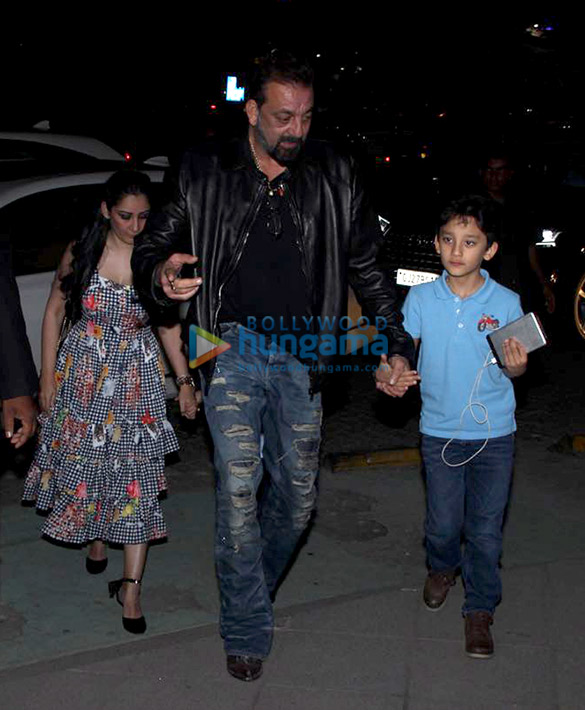 sanjay dutt snapped with family spotted at yauatcha bkc 2