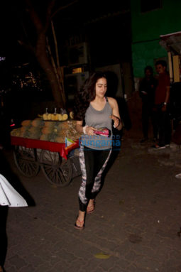 Sara Ali Khan spotted at The Kitchen Garden in Bandra