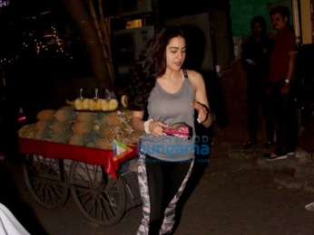 Sara Ali Khan spotted at The Kitchen Garden in Bandra