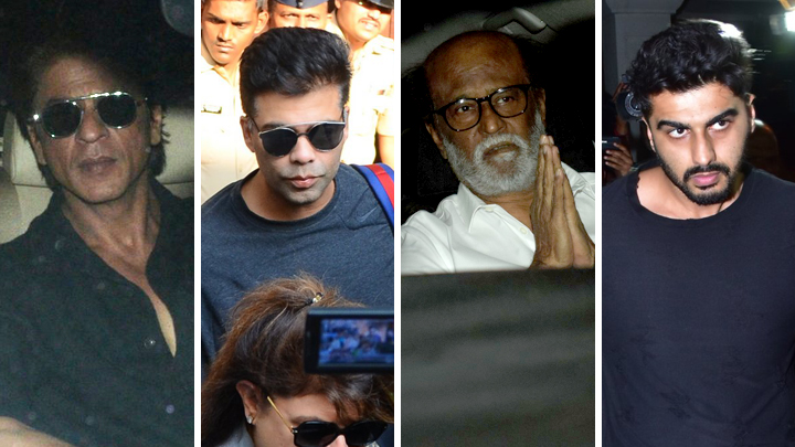 Shah Rukh Khan, Karan Johar & Rajnikanth VISIT Anil Kapoor’s House To Pay Condolences To Sridevi