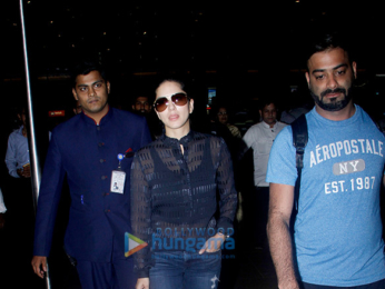 Shah Rukh Khan and Sunny Leone snapped at the airport