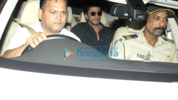 Shah Rukh Khan spotted at Dilip Kumar’s residence