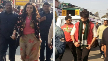 IN ACTION: Shahid Kapoor, Shraddha Kapoor snapped shooting for Batti Gul Meter Chalu on the streets of Uttarakhand