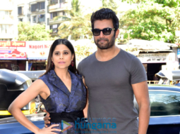 Sharad Kelkar and Sai Tamhankar promote their Marathi film ‘Rakshas’