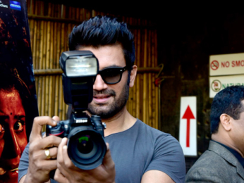 Sharad Kelkar and Sai Tamhankar promote their Marathi film 'Rakshas'