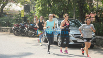Shraddha Kapoor snapped jogging near Mount Mary in Bandra