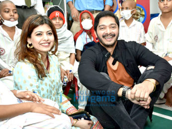 Shreyas Talpade and Deepti Talpade celebrate Valentine's Day with kids of Tata Memorial Hospital, Mumbai