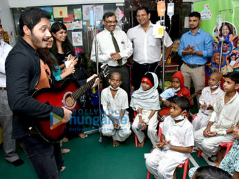 Shreyas Talpade and Deepti Talpade celebrate Valentine's Day with kids of Tata Memorial Hospital, Mumbai