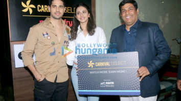Sidharth Malhotra and Rakul Preet Singh attends the launch of Carnival Cinema Lounge in Andheri