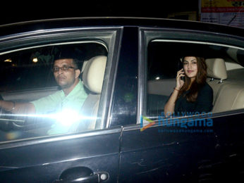 Sidharth Malhotra, Rakul Preet Singh, Bhushan Kumar and others attend the special screening of Aiyaary at YRF
