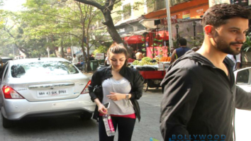 Soha Ali Khan and Kunal Khemu snapped at the Kitchen Garden in Bandra