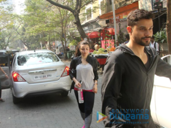 Soha Ali Khan and Kunal Khemu snapped at the Kitchen Garden in Bandra