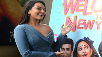Sonakshi Sinha snapped at the promotions of Welcome To New York in Andheri