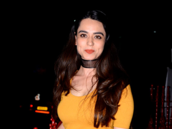 Soundarya Sharma snapped with friends south Mumbai