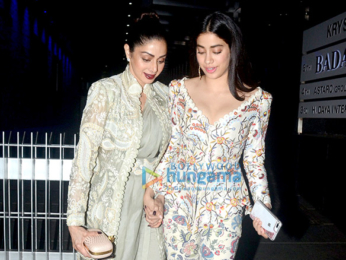Sridevi and Janhvi Kapoor snapped at Hakkasan in Bandra