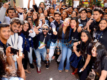 Star cast of 'Dil Juunglee' promote their film at National College in Bandra