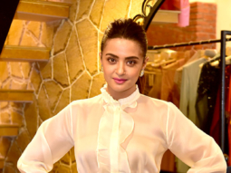 Surveen Chawla snapped at designer Shruti Sancheti’s  collection launch at the Hue fashion store