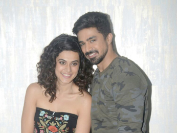 Taapsee Pannu and Saqib Saleem promote their film 'Dil Juunglee'