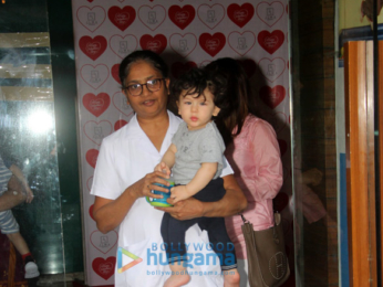 Taimur Ali Khan snapped at his gym