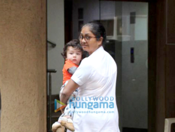 Taimur Ali Khan spotted in Bandra