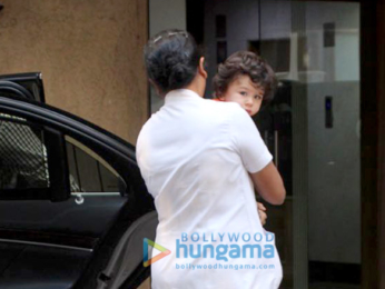 Taimur Ali Khan spotted in Bandra