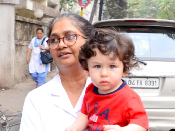 Taimur Ali Khan spotted with his nanny in Bandra