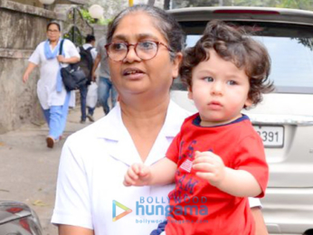 Taimur Ali Khan spotted with his nanny in Bandra