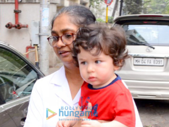 Taimur Ali Khan spotted with his nanny in Bandra