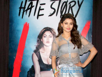 Urvashi Rautela snapped at the T- Series office in Andheri