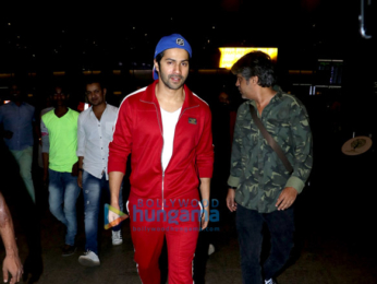 Varun Dhawan snapped at the airport