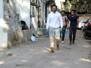 Varun Dhawan snapped outside Shoojit Sircar's office in Juhu