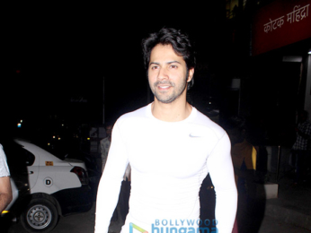 Varun Dhawan spotted at Shoojit Sircar's office in Juhu