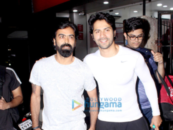 Varun Dhawan spotted at Shoojit Sircar's office in Juhu