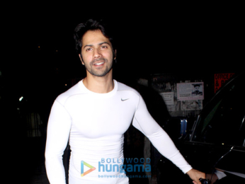 Varun Dhawan spotted at Shoojit Sircar's office in Juhu