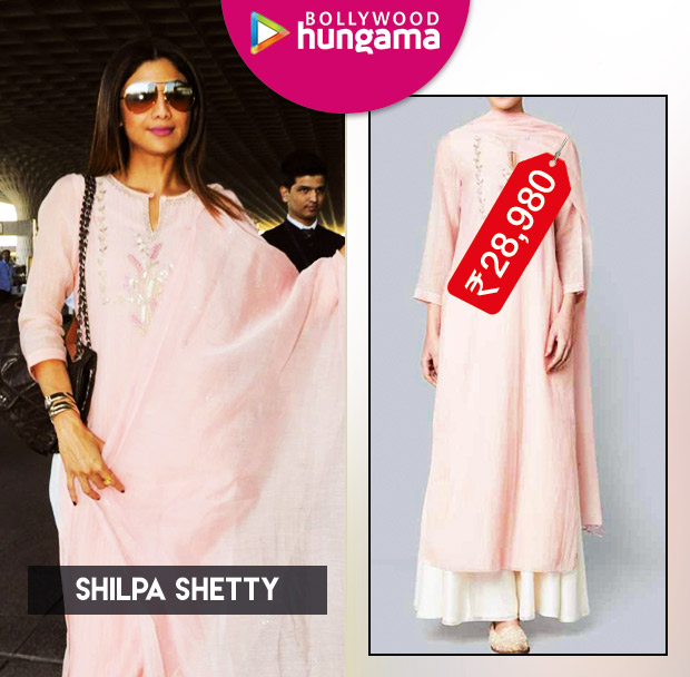 Weekly Celeb Splurges Shilpa Shetty in Anita Dongre