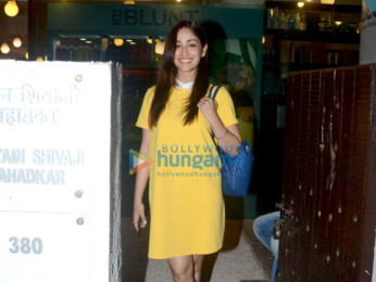 Yami Gautam snapped at BBlunt salon