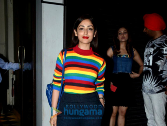 Yami Gautam snapped with her sister Surilie Gautam at Bastian