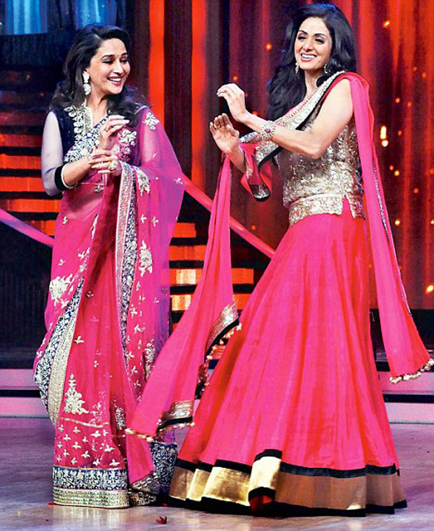 Watch: When Madhuri Dixit danced on ‘Mere Haathon Mein’ and Sridevi danced on ‘Dhak Dhak Karne Laga’