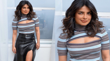 A plunge here, a thigh-high slit there and loads of oomph – This is how Priyanka Chopra rolls post sickness!