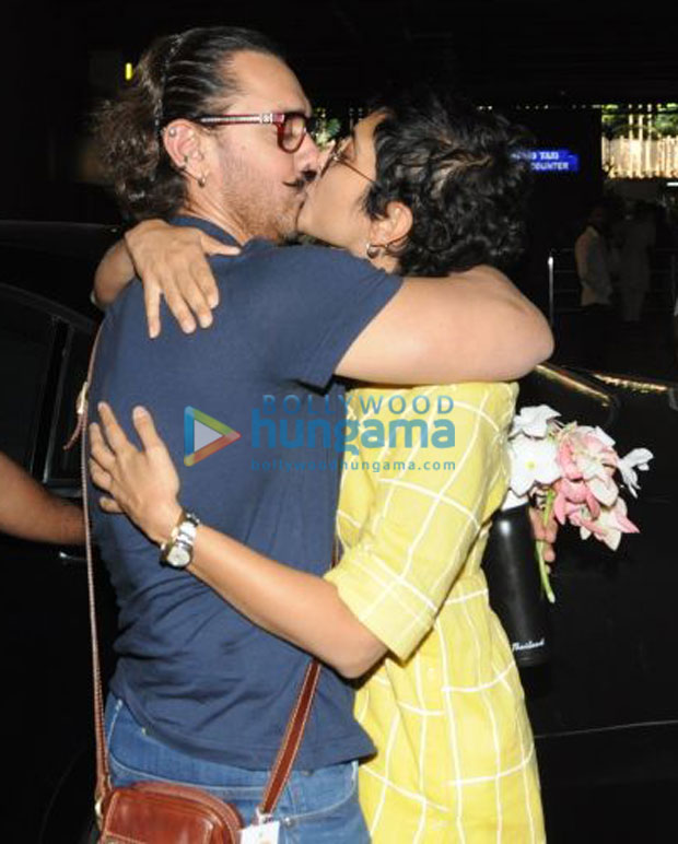 Aamir Khan SMOOCHES Kiran Rao and celebrates his birthday (see pics) Aamir Khan SMOOCHES Kiran Rao and celebrates his birthday