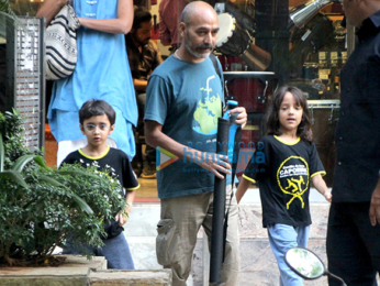 Aamir Khan and Kiran Rao's son Azad Rao Khan snapped in Bandra