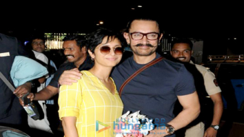 Aamir Khan returns from Jodhpur and Kiran Rao comes to receive him