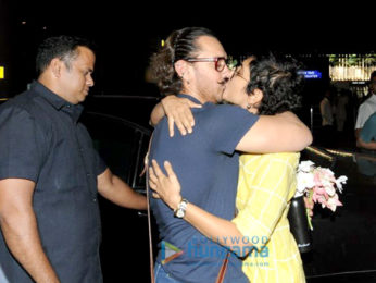 Aamir Khan returns from Jodhpur and Kiran Rao comes to receive him